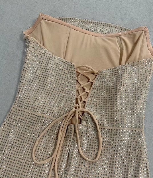 BLING CORSET MAXI DRESS