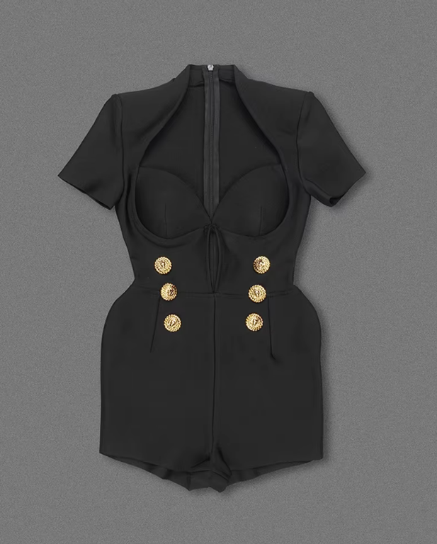 CB BANDAGE SEXY V ROMPER