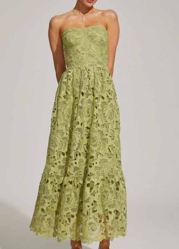 EMBROIDERY ELEGANT DRESS