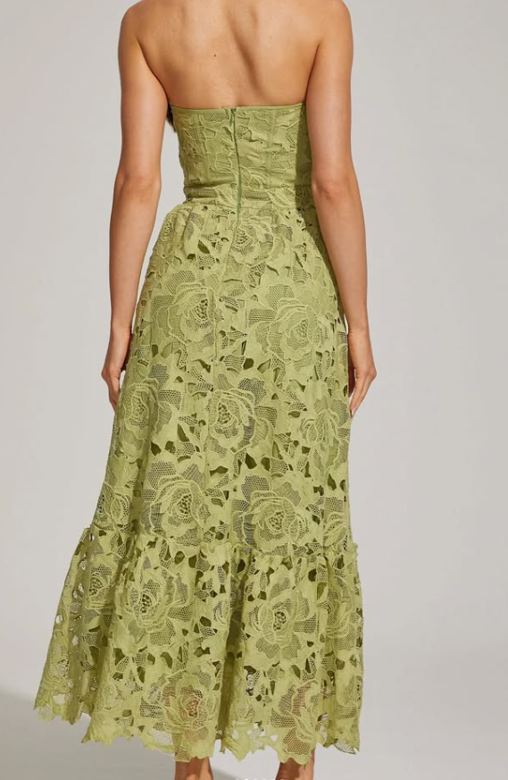 EMBROIDERY ELEGANT DRESS