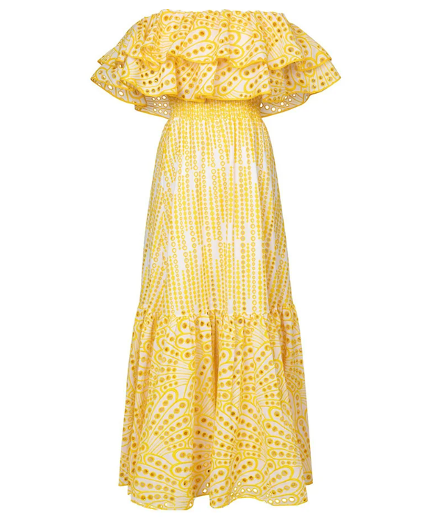 EMBROIDERY LONG DRESS