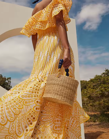 EMBROIDERY LONG DRESS