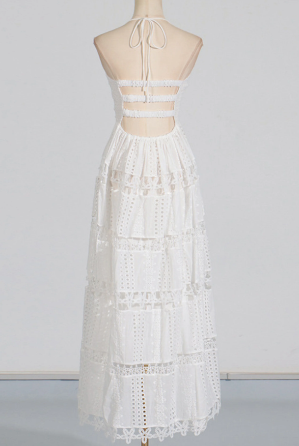 EMBROIDERY LONG NEW DRESS