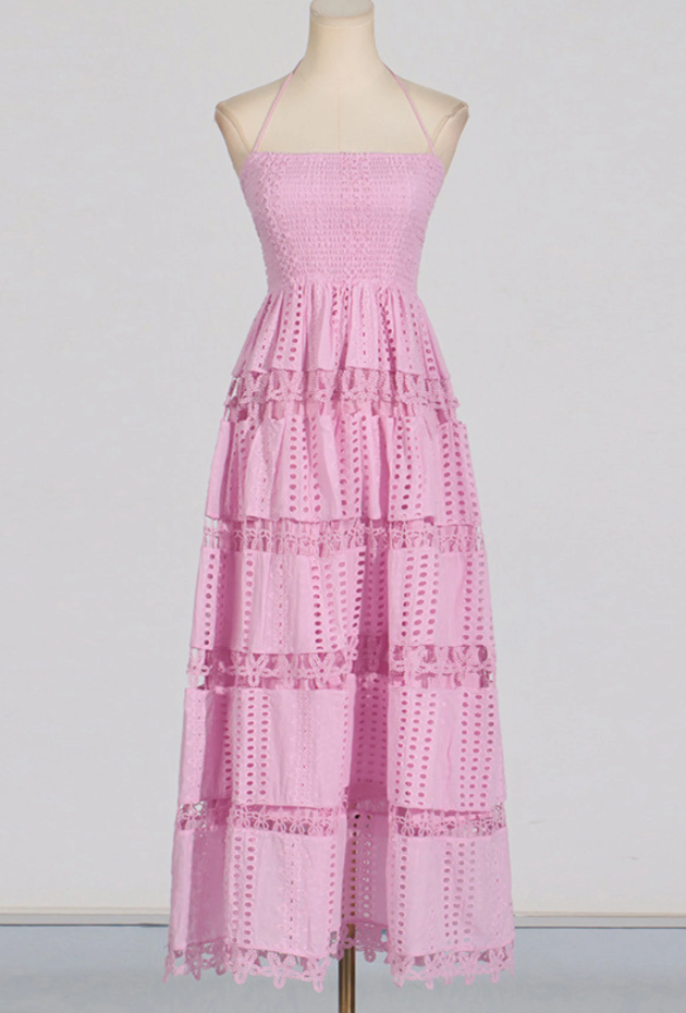 EMBROIDERY LONG NEW DRESS