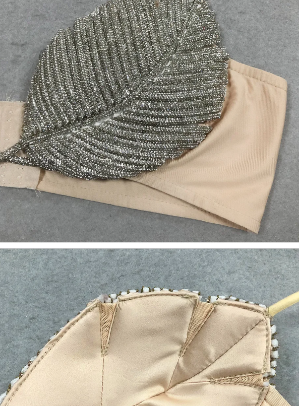 RHINESTONE MABELLE CROP TOP