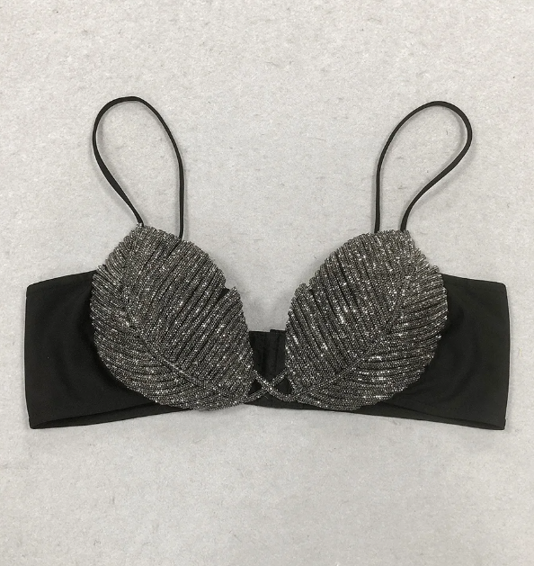 RHINESTONE MABELLE CROP TOP