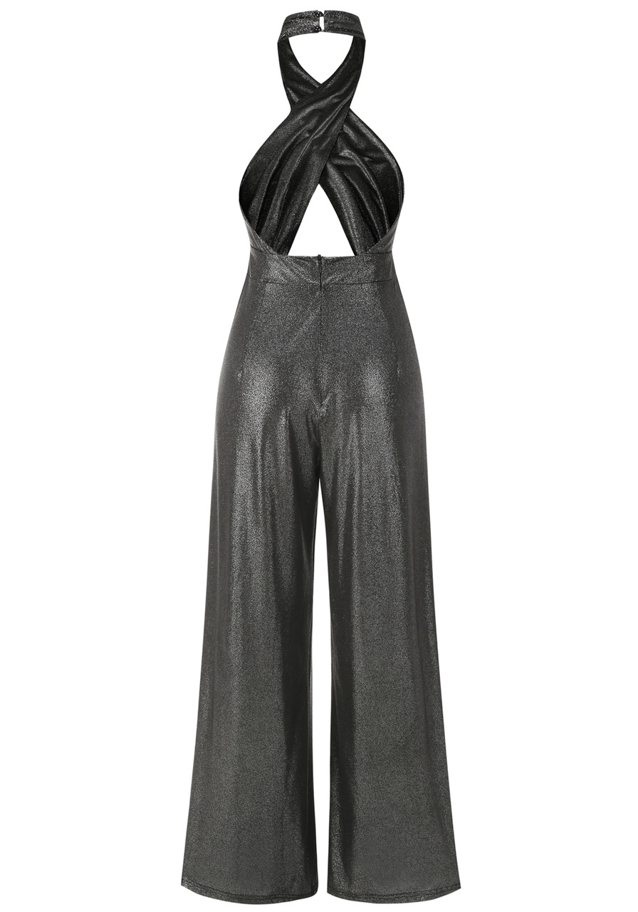 SPARKLE GREY JUMPSUIT