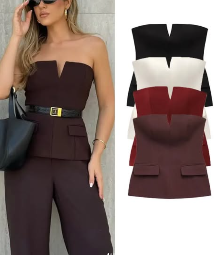 V FLAP POCKET CLASSIC TOP WITH SIDE ZIPPER