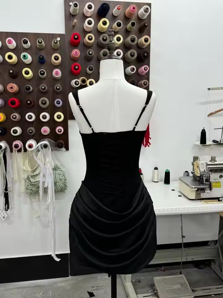 CORSET DRAPE SHORT DRESS