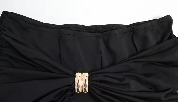 CASUAL PANT AND TOP SET WITH WIRE FRONT DETAIL