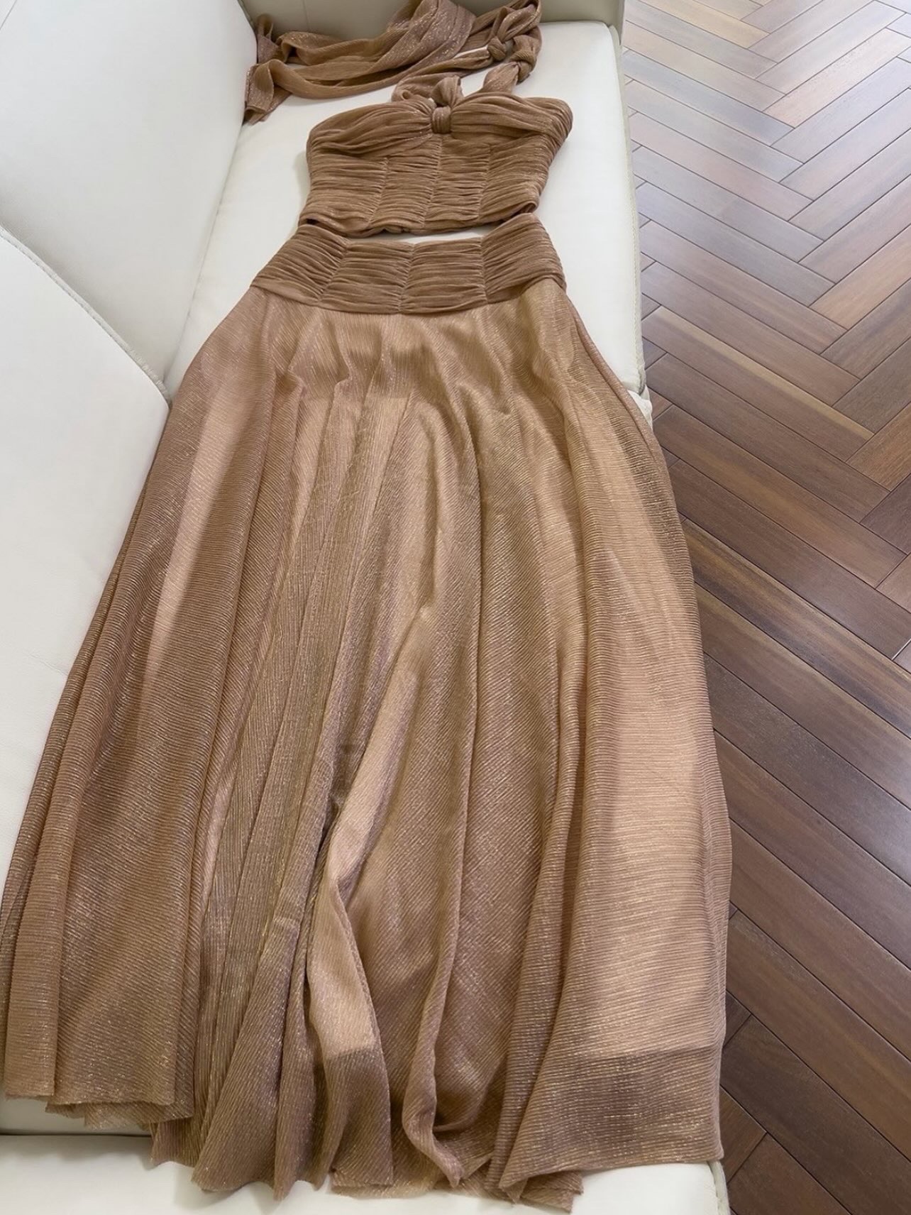 SHIMMERY EVENING LUXE COORD
