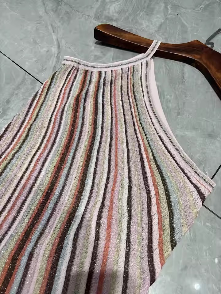 SHIMMERY MULTICOLOUR KNIT DRESS