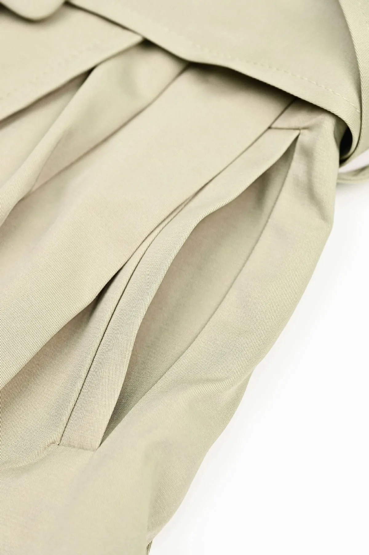LONG SLEEVES DOUBLE BREASTED BELTED JUMPSUIT