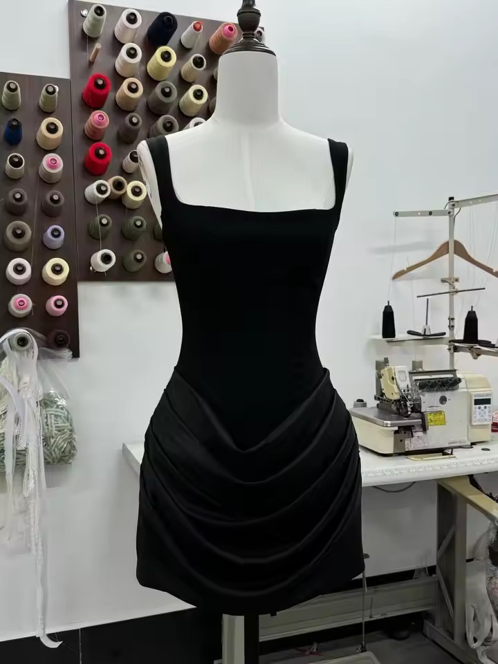 CORSET DRAPE SHORT DRESS