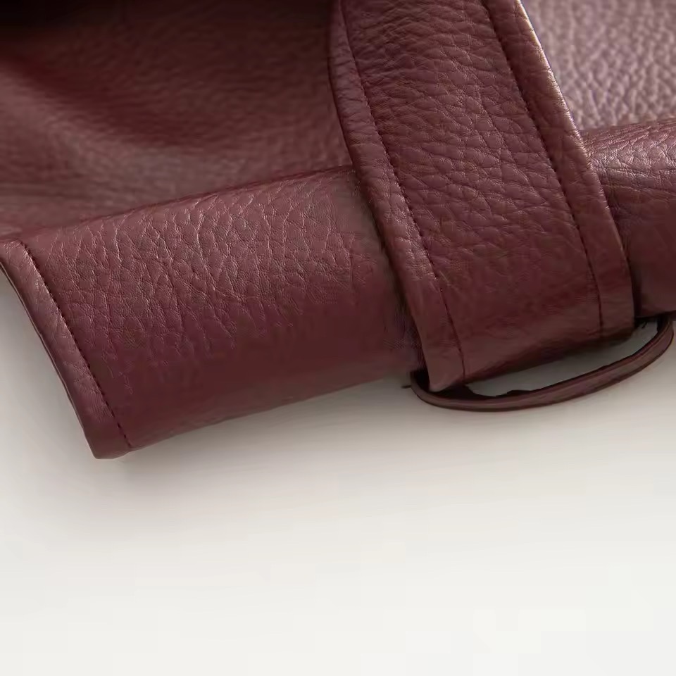 BELTED LEATHER JACKET