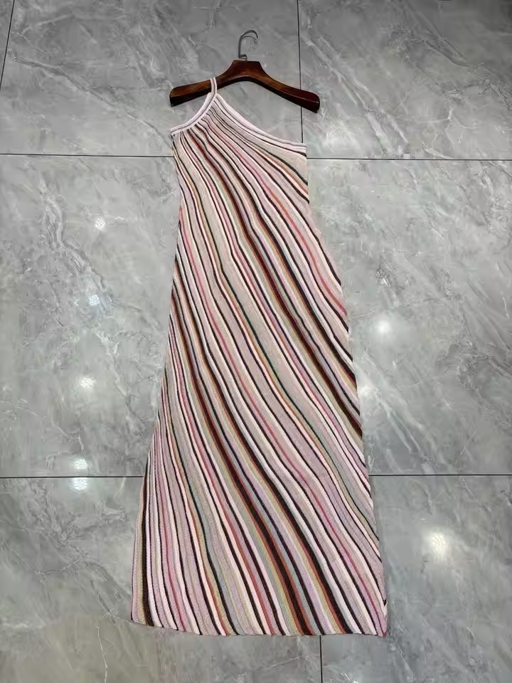 SHIMMERY MULTICOLOUR KNIT DRESS