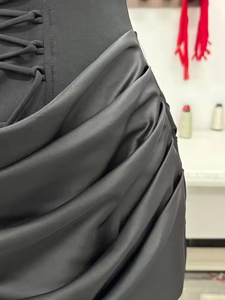 CORSET DRAPE SHORT DRESS